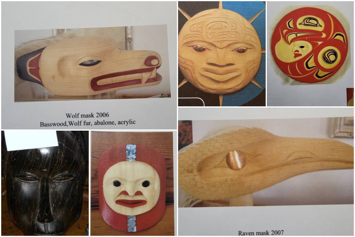 The Saanich Police Department is looking for a number of stolen First Nations art pieces valued at over $60,000. (Saanich Police)