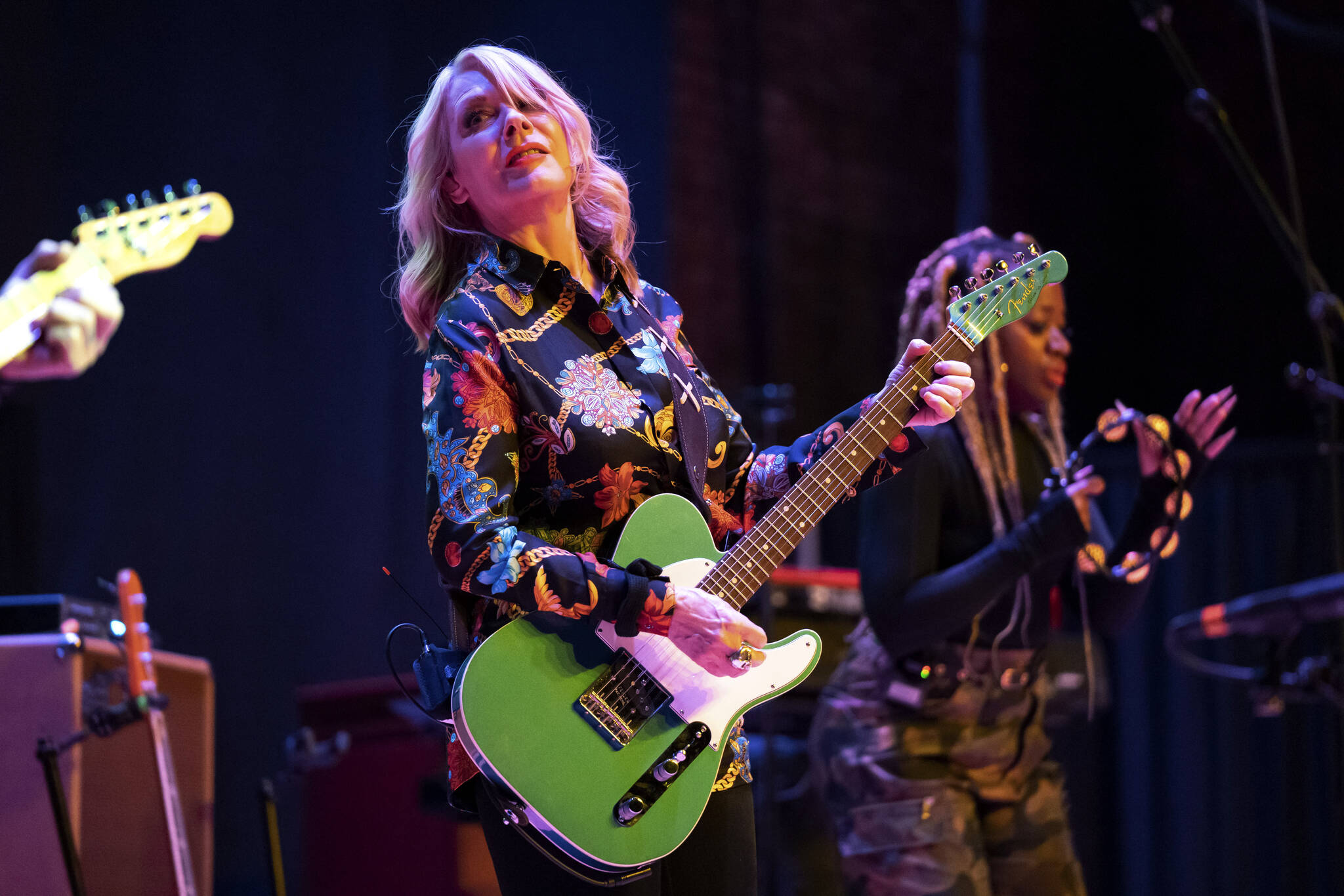Nancy Wilson performs at the Des Plaines Theatre on Thursday, Oct. 20, 2022, in Des Plaines, Ill. (Photo by Rob Grabowski/Invision/AP)