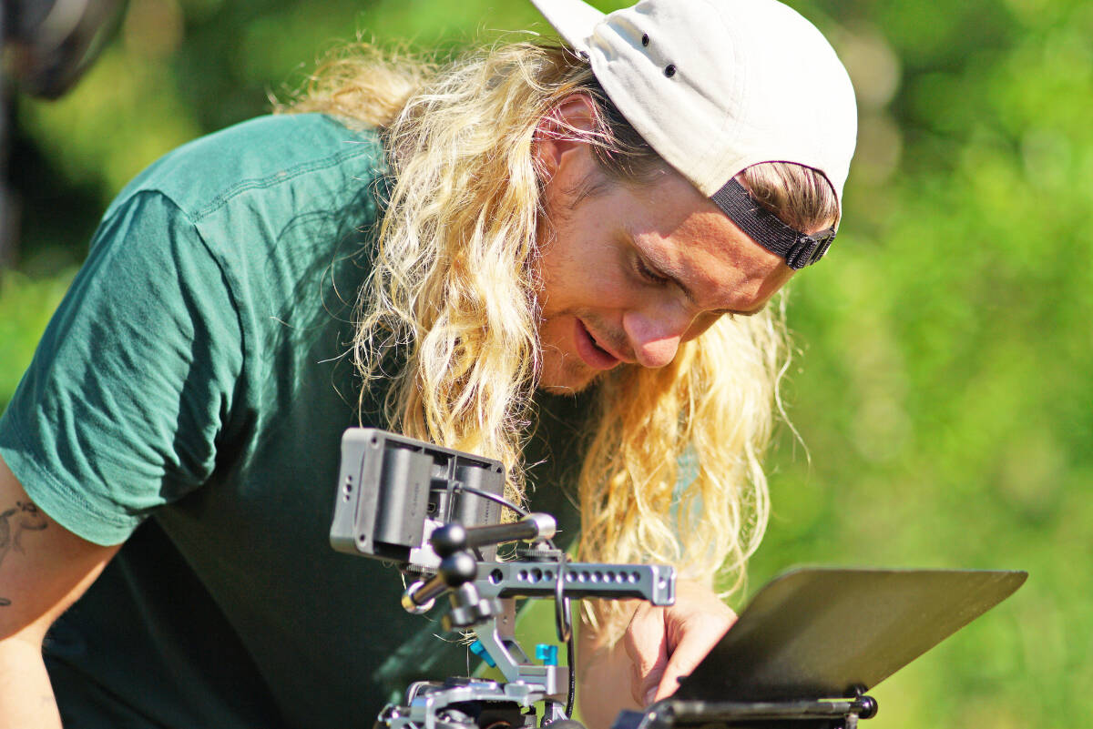 Filmmaker Everett Bumstead rolled cameras in Lhtako and Nazko territory around Quesnel for his latest documentary Block Dog that examines treeplanting through the experiences of the dogs in silviculture camps. (Photo from Here Boy Films)