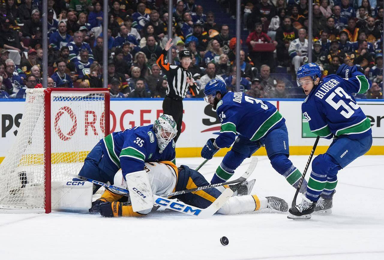 Hullo ferries is expecting loud and energetic hockey fans on their sailings to and from Vancouver Canucks home playoff games this spring. (Canadian Press/Darryl Dyck)