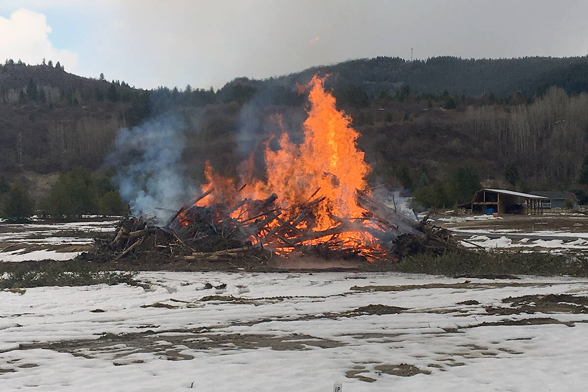 A prohibition of Category 3 open fires comes into effect in the Kamloops Fire Centre on Friday, May 3, 2024. (File photo)
