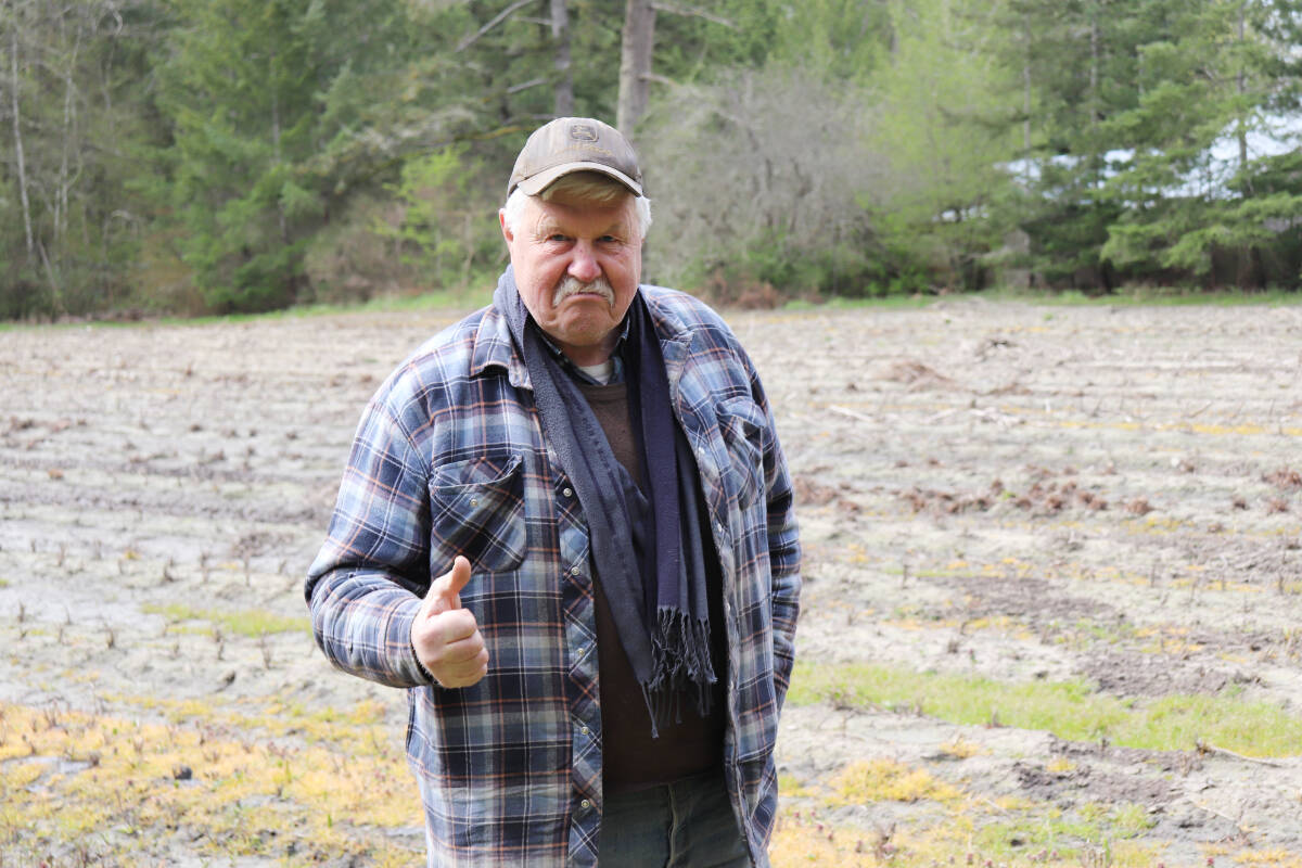 Robin Herlinveaux still loves farming. The 72-year-old didn’t even hail from a farming family and, as a young man, had little inclination to make his living from the land, but he’s been at it for about 45 years now. (Tim Collins)