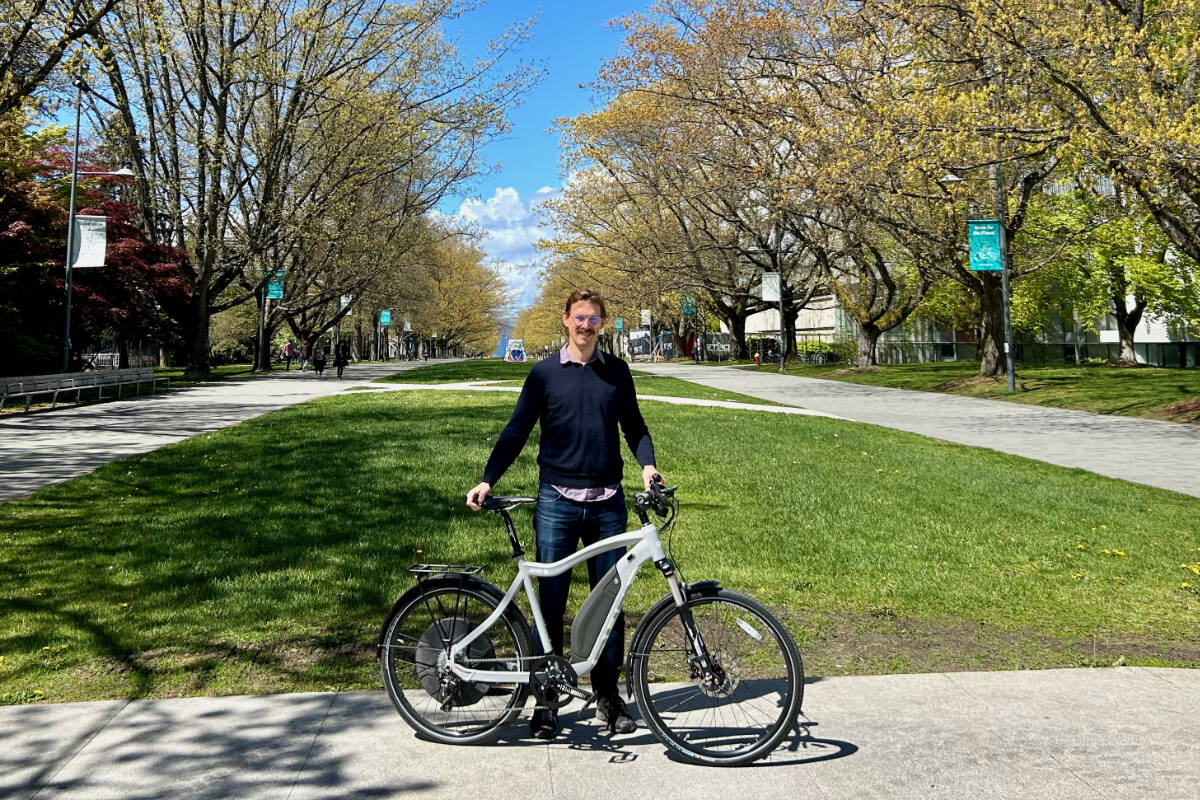 The e-bike rebate program offered by the District of Saanich saw a 30-40 per cent reduction in greenhouse gas emissions from participants one year later. (Elmira Berjisian/REACT Lab)