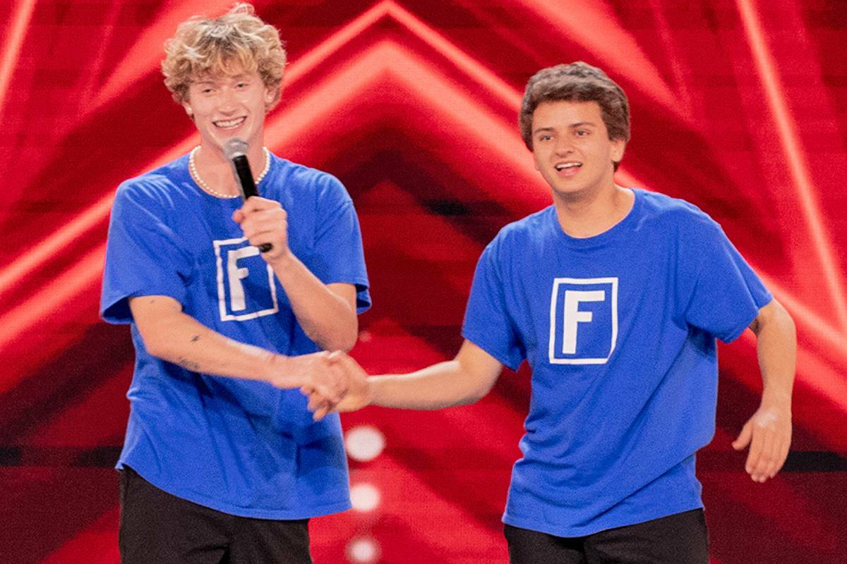 Carlow Rush, left, and Jacksun Fryer, seen here performing as Funkanometry on Canada’s Got Talent, have made it to the reality competition series’ semi-finals episode, airing May 7. (CityTV photo)