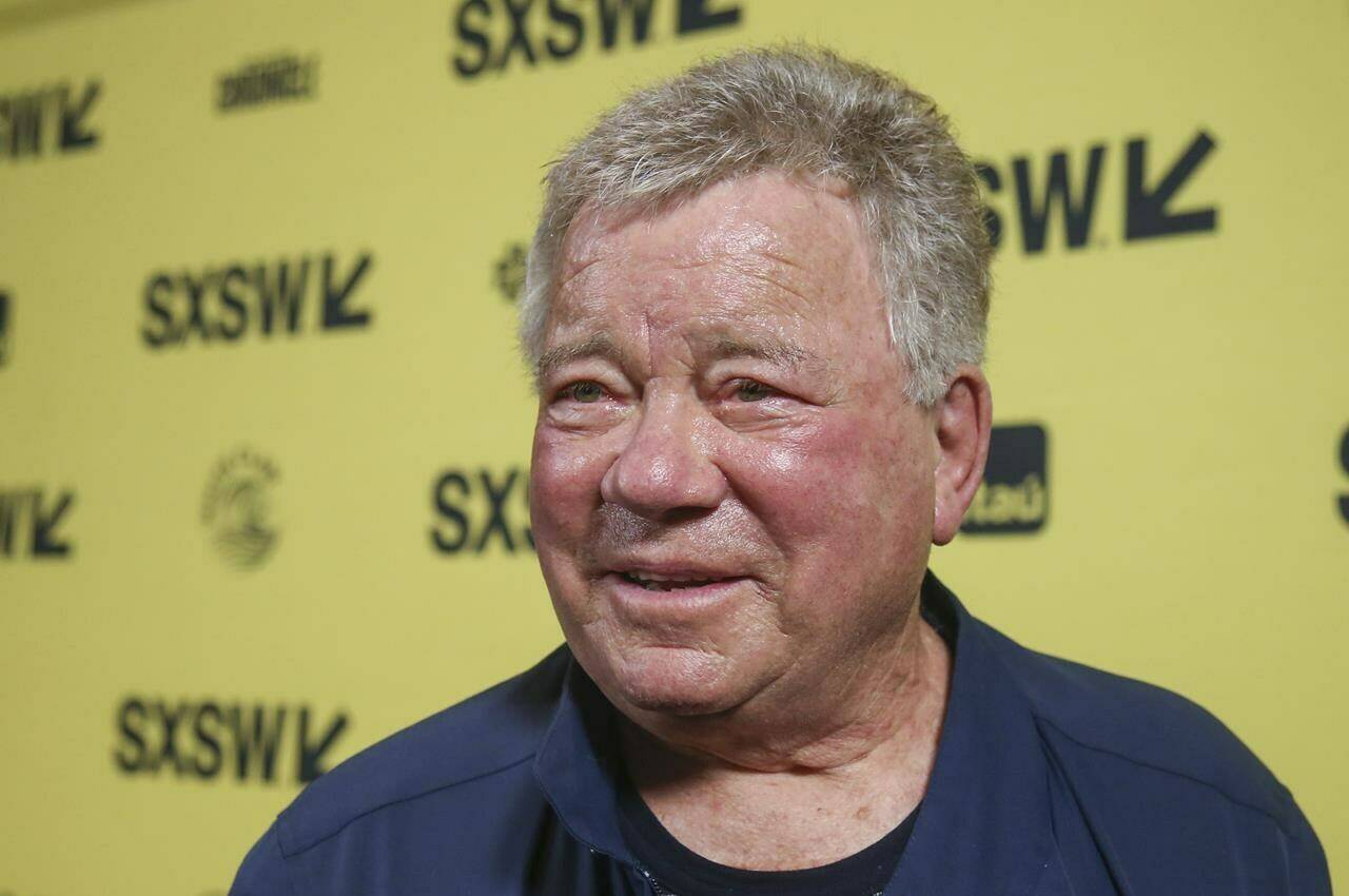 At 93, William Shatner would entertain boldly going where no man has gone before — again. Shatner arrives for the world premiere of “You Can Call Me Bill” during the South by Southwest Film & TV Festival, in Austin, Texas, Thursday, March 16, 2023. THE CANADIAN PRESS/AP-Invision, Jack Plunkett