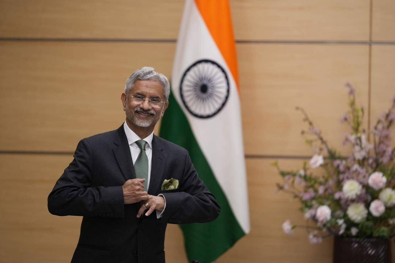 India’s Foreign Affairs Minister Subrahmanyam Jaishankar says Canada is his country’s “biggest problem” when it comes to Sikh separatism. India’s Foreign Minister Subrahmanyam Jaishankar waits for Japan’s Prime Minister Fumio Kishida as he makes a courtesy visit to Kishida at the prime minister’s office in Tokyo, Friday, March 8, 2024. THE CANADIAN PRESS/AP-Hiro Komae