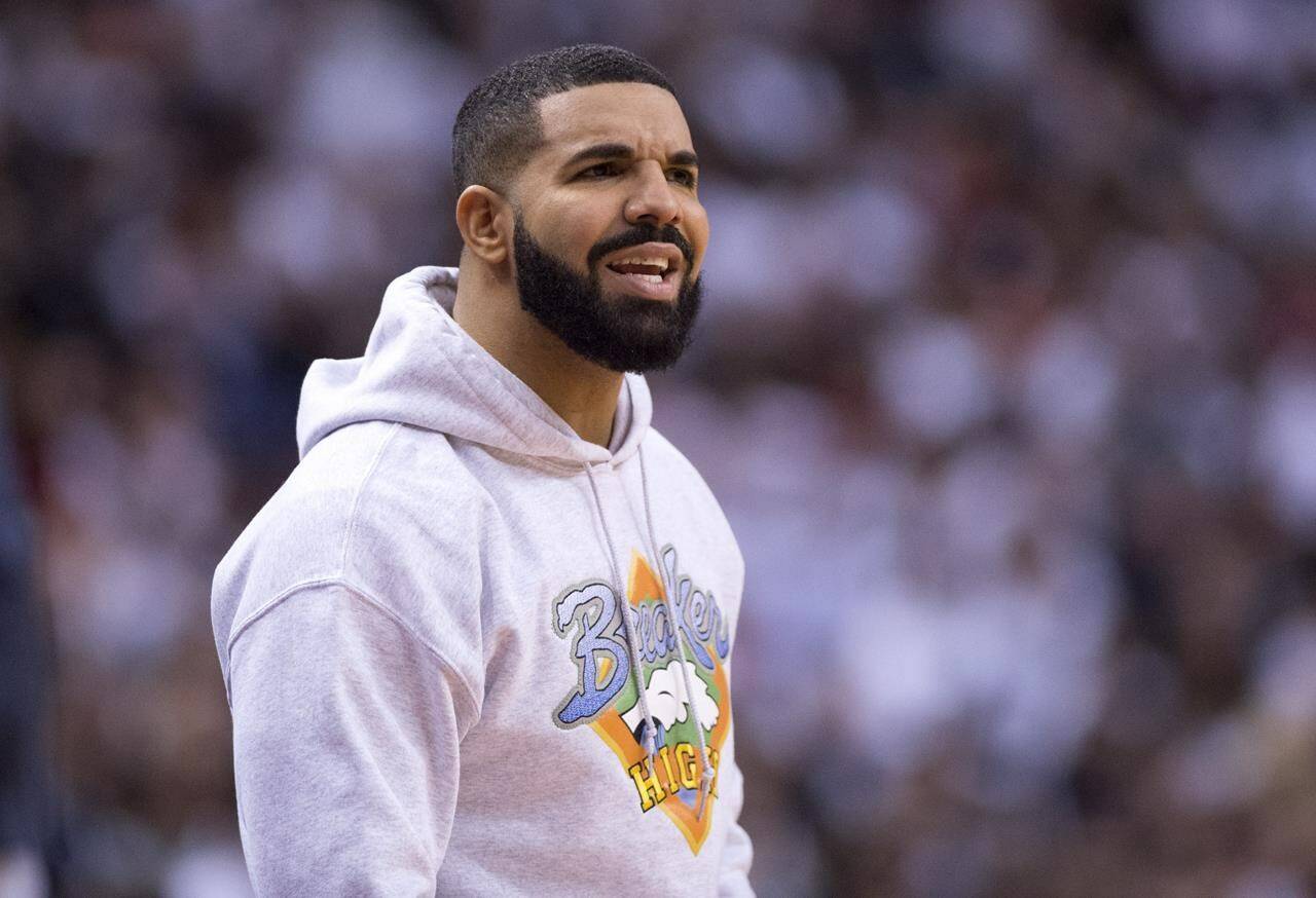 Police say one man has been sent to hospital after a Toronto shooting, which local news outlets say happened near Drake’s home. Drake watches the Toronto Raptors play the Philadelphia 76ers during NBA playoff action in Toronto, Tuesday, May 7, 2019. THE CANADIAN PRESS/Frank Gunn
