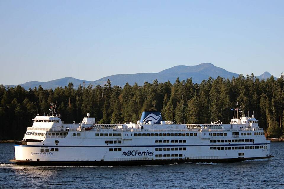 Water is now safe to drink on the BC Ferries vessel the Queen of Oak Bay. (News Bulletin file photo)