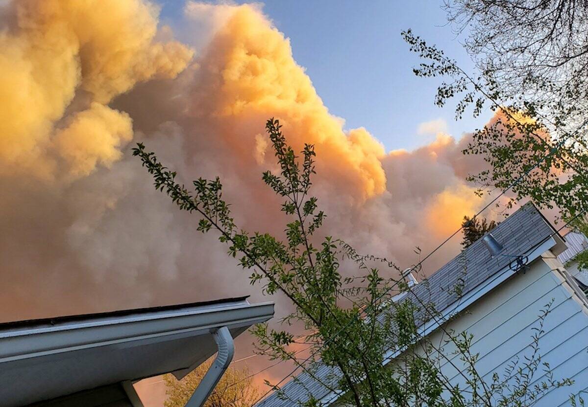 Wildfire in Fort Nelson forces thousands to flee their homes on Friday, May 10, 2024. (X photo)