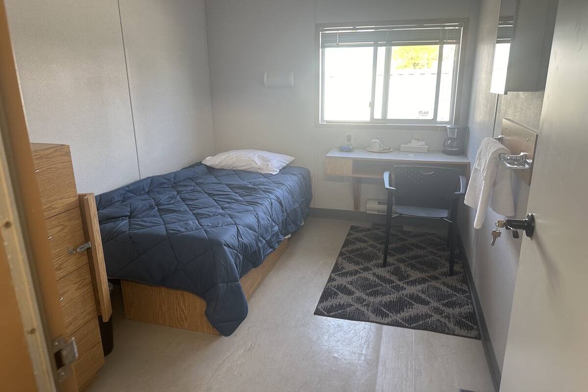 Trailside welcomes its first residents May 15, 2024 into the transitional housing facility on Highway 97 N in Kelowna. (Brittany Webster/Capital News)