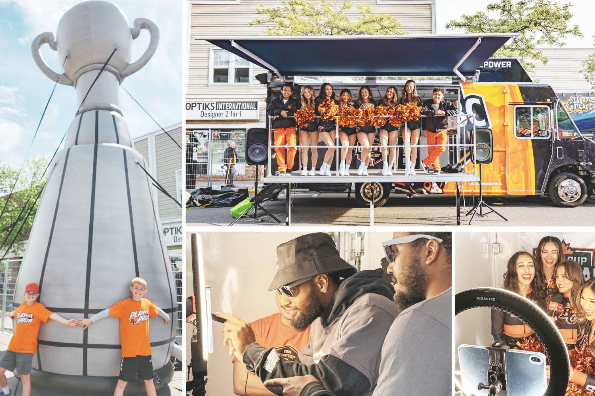 In the specially outfitted Grey Cup Festival caravan, the Grey Cup Festival Tour of B.C., powered by LiUNA Local 1611, will make its way through the province, beginning May 31. Photo courtesy 2024 Grey Cup Festival