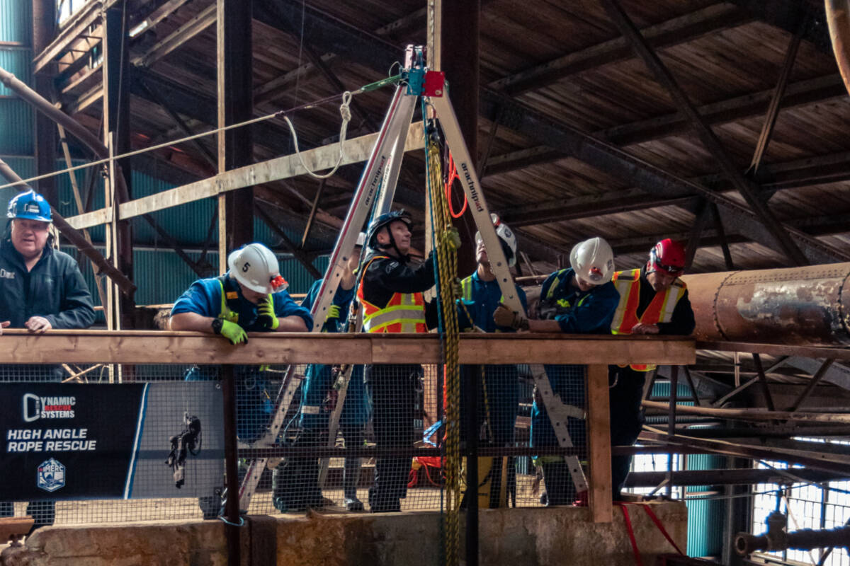 Provincial Mine Rescue and First Aid Competition returns to the Britannia Mine Museum on June 7 and 8. Photo courtesy of Britannia Mine Museum.