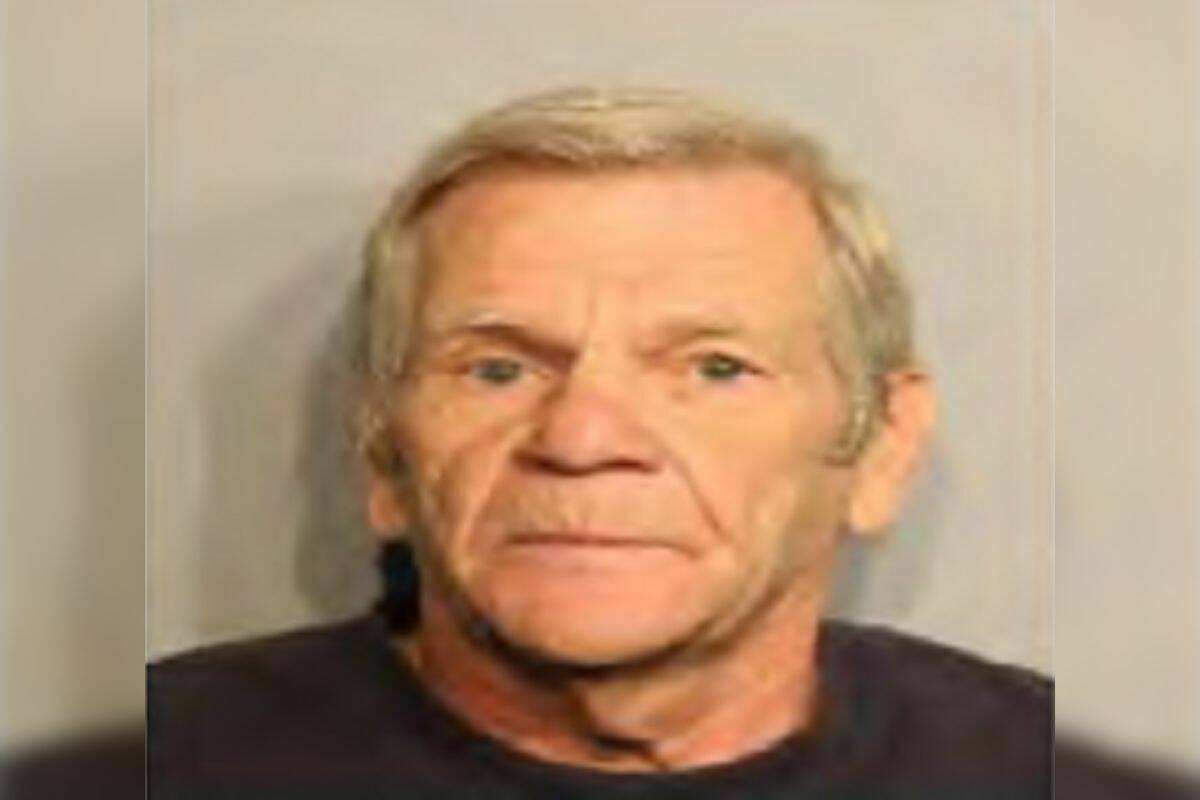 BC Highway Patrol is looking for 68-year-old James Bertram Haneveld, who is wanted for numerous warrants for driving while prohibited. (BC Highway Patrol/Contributed)