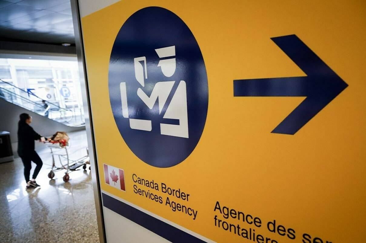 A panel of United Nations experts say Canada is failing to ensure equitable justice, citing trial delays and problems with initiatives meant to lower the rate of Indigenous people behind bars. A Canada Border Services Agency (CBSA) sign is seen in Calgary, Alta., Thursday, Aug. 1, 2019. THE CANADIAN PRESS/Jeff McIntosh