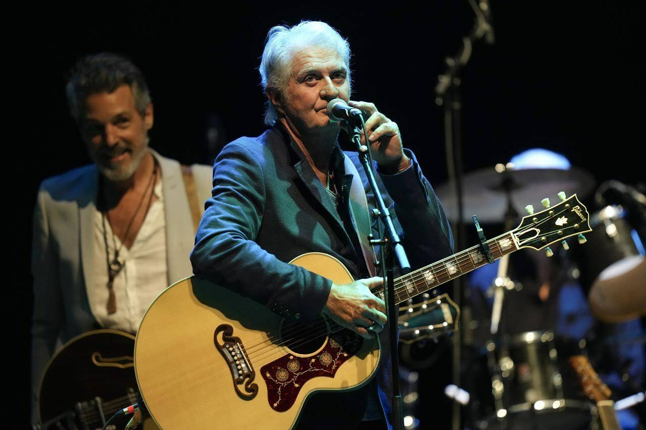 Tom Cochrane performs “The Wreck of The Edmund Fitzgerald” at “Celebrating Gordon Lightfoot,” a tribute concert to the Canadian musician, in Toronto, on Thursday, May 23, 2024. Cochrane is among the newest inductees announced for the Canadian Songwriters Hall of Fame.THE CANADIAN PRESS/Chris Young