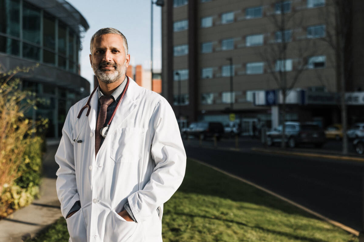 Doctor Abraham Alexander is excited about the latest cancer research at Royal Jubilee Hospital and said the advanced treatments could prolong life by five to 10 years. (Photo Submitted/ BC Cancer Foundation)