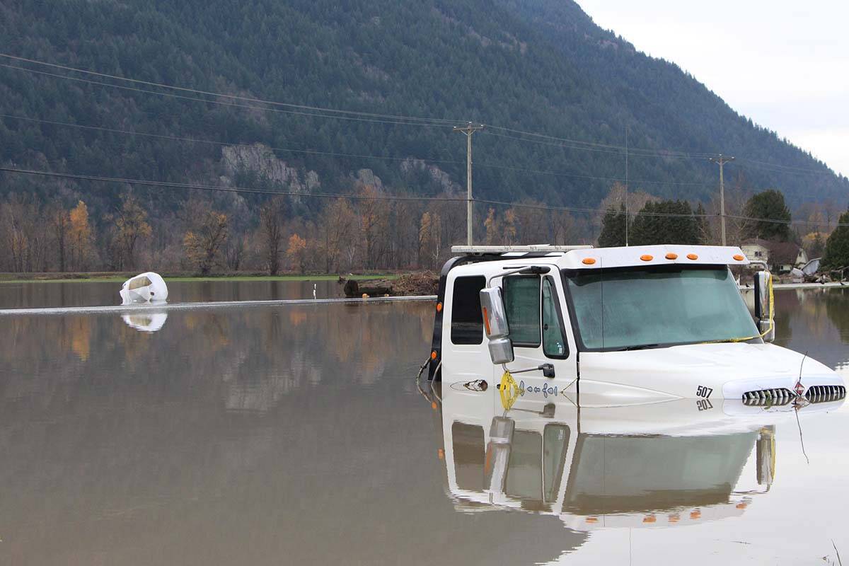 A class-action lawsuit can proceed against the City of Abbotsford for damages in the November 2021 flooding on Sumas Prairie, a B.C. Supreme Court justice has ruled. (Vikki Hopes/Abbotsford News)
