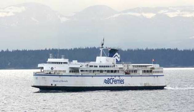 The Queen of Burnaby that plies the waters between Comox and Powell River will be out of service starting Feb. 8