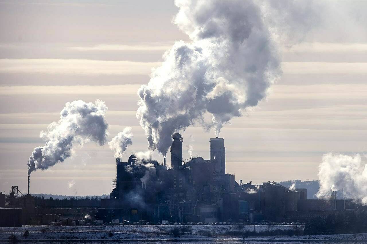 A British Columbia Supreme Court judge has approved a settlement agreement between the owners of the Northern Pulp mill and the Nova Scotia government. The Northern Pulp mill in Abercrombie Point, N.S., is viewed from Pictou, N.S., Dec. 13, 2019. THE CANADIAN PRESS/Andrew Vaughan