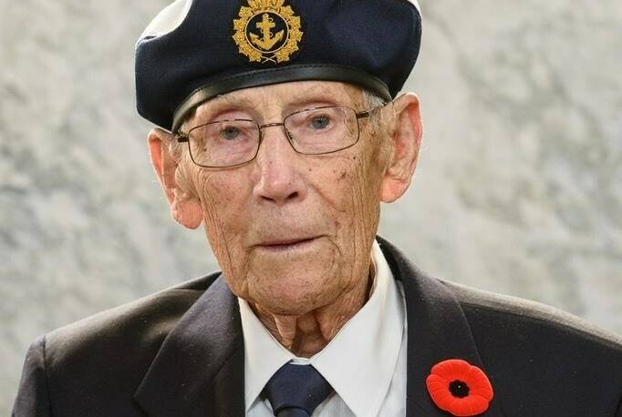 Second World War veteran William “Bill” Cameron died on Saturday, just hours before he was set to return to France to mark the 80th anniversary of D-Day. Cameron is seen in an undated handout photo. THE CANADIAN PRESS/HO-Veterans Affairs Canada, *MANDATORY CREDIT*
