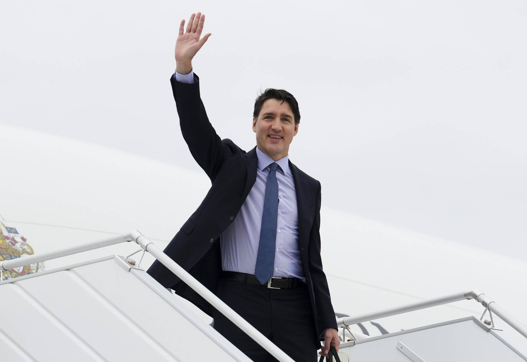 Prime Minister Justin Trudeau departs Ottawa on Wednesday, June 12, 2024, on route to Italy to attend the G7 Summit. THE CANADIAN PRESS/Sean Kilpatrick