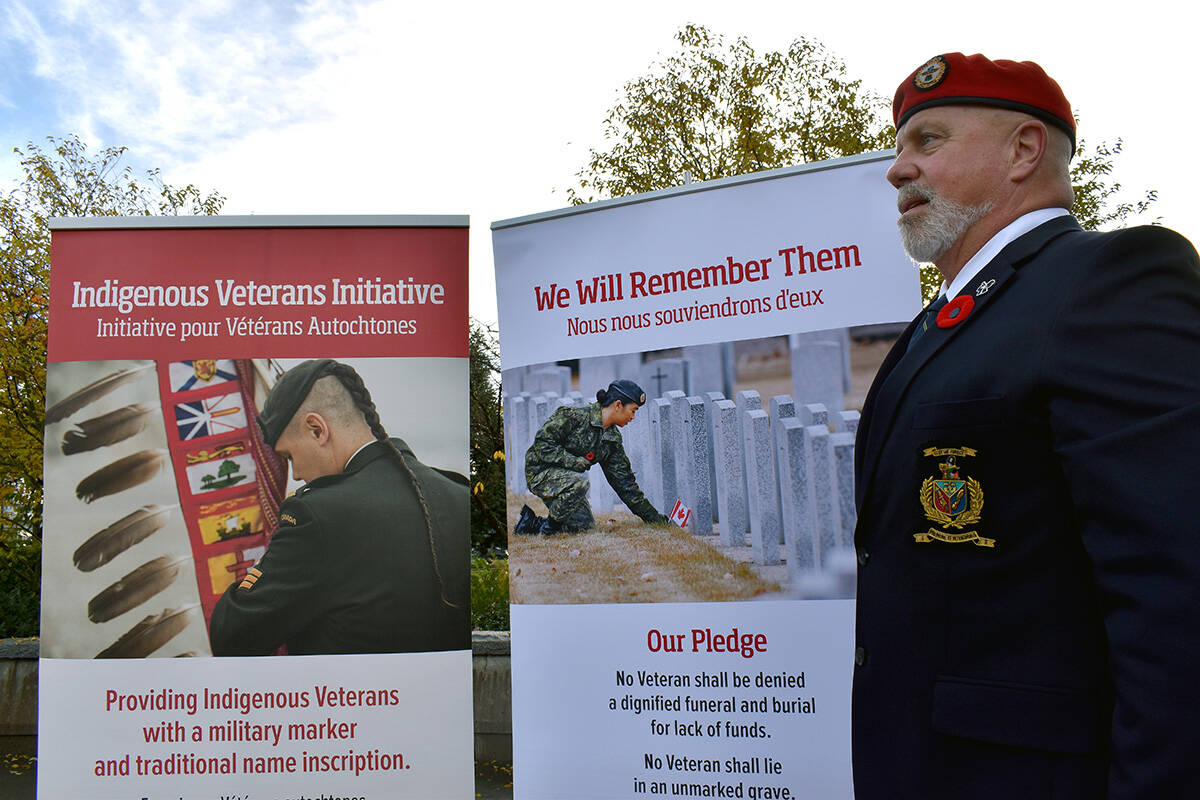 Glenn Smith, an Abbotsford veteran, has taken the role of coordinator for the Unmarked Grave Program in B.C. (Ben Lypka/Abbotsford News)