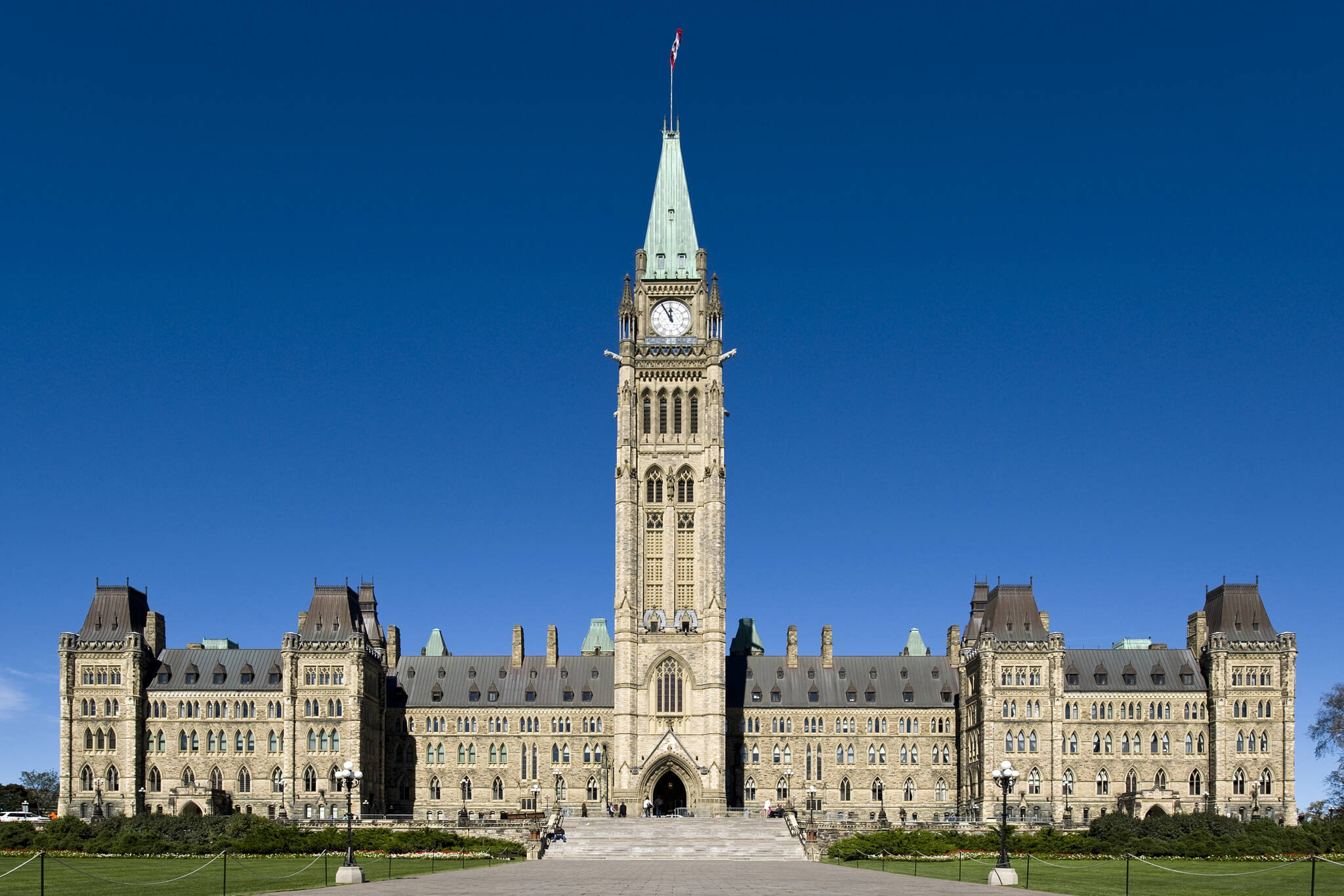 An important library is housed in the Centre Block of the Parliament Buildings in Ottawa. What is the name of this library? (W. Lloyd Mackenzie photo)