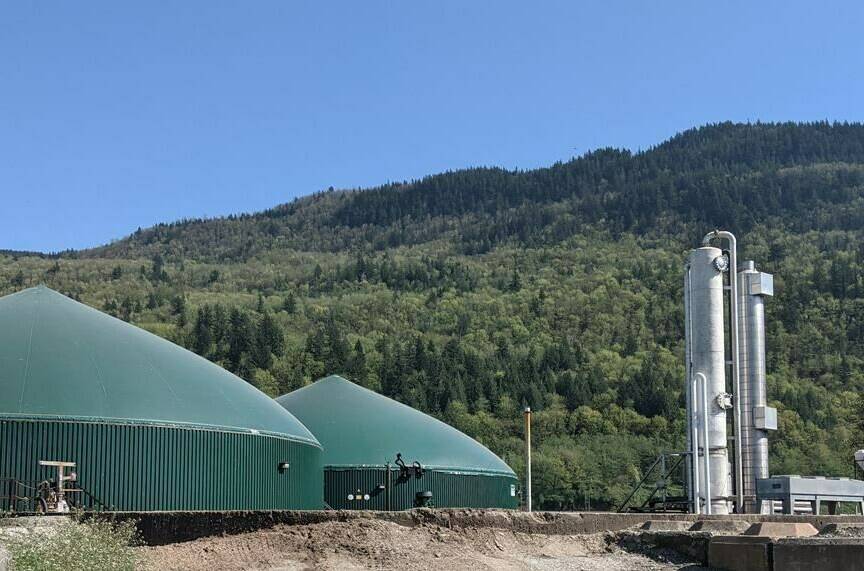 EverGen Infrastructure Corp's Fraser Valley Biogas facility in Abbotsford, B.C. is shown in this undated handout image. A growing number of Canadian utility companies are investing in Renewable Natural Gas projects. THE CANADIAN PRESS/HO-EverGen Infrastructure Corp
*MANDATORY CREDIT*