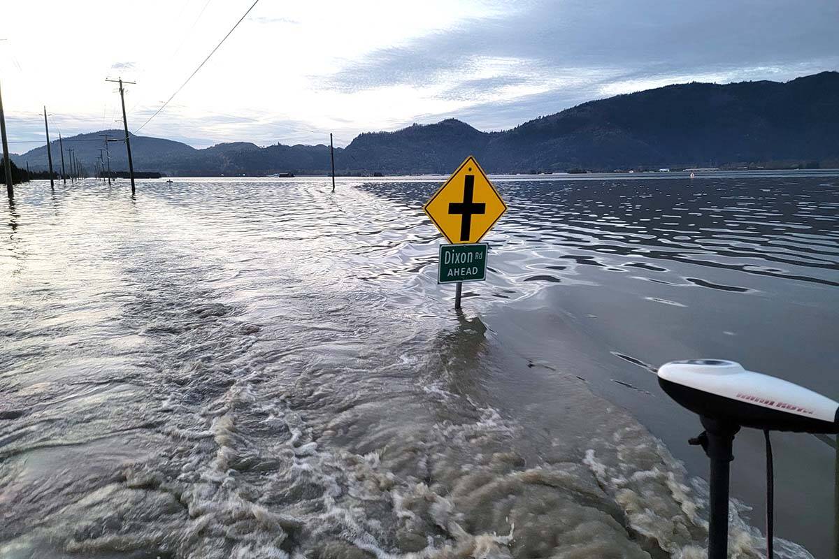 The floodwaters that swept over Abbotsford’s Sumas Prairie, starting on Nov. 14, destroyed Ripples Winery on Tolmie Road along with houses and barns on the property. (Photos by Caroline Mostertman)