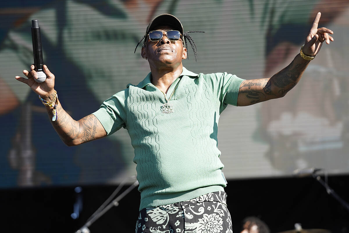 Coolio performs on day three of Riot Fest on Sept. 18, 2022, at Douglass Park in Chicago. Coolio, the rapper who was among hip-hop’s biggest names of the 1990s, died Wednesday, Sept. 28, 2022, at age 59, his manager said. (Photo by Rob Grabowski/Invision/AP, File)