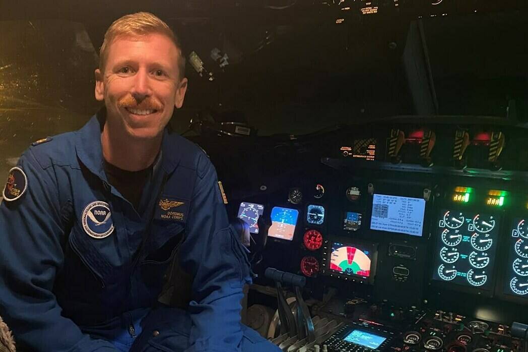 Pilot and hurricane hunter Kevin Doremus of the NOAA Corps is shown in a handout photo. THE CANADIAN PRESS/HO-NOAA Aircraft Operations