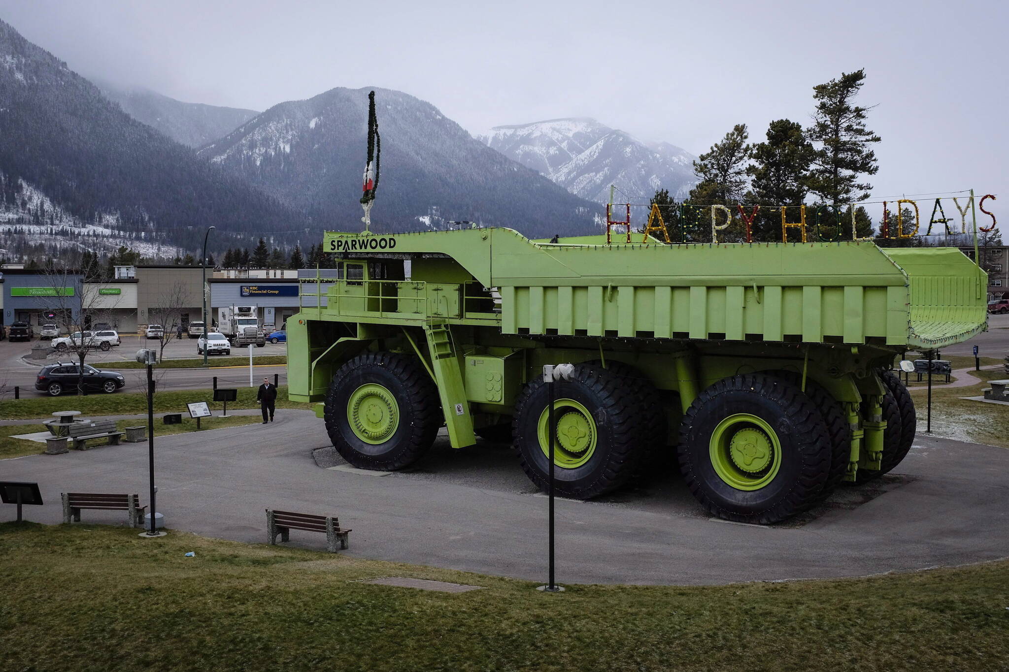 The coal mining town of Sparwood, B.C., is shown on Wednesday, Nov. 30, 2016.THE CANADIAN PRESS/Jeff McIntosh