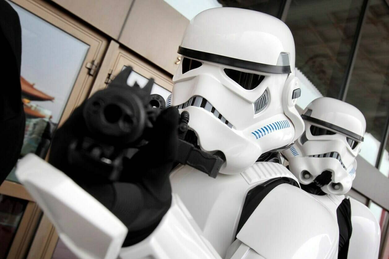 Fans dressed as Star Wars characters cerebrate Star Wars Day in Taipei, Taiwan, Wednesday, May 4, 2016. When it comes to government information, there is no shortage of sensitive matters. THE CANADIAN PRESS/AP, Chiang Ying-ying