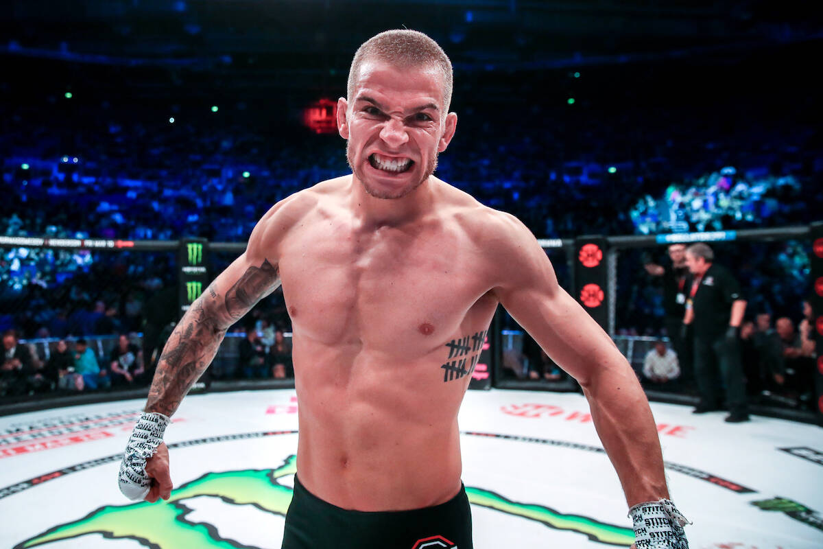 Jeremy Kennedy at the Bellator 291 event in Dublin, Ireland, on Saturday, Feb. 25, 2023. (Photo courtesy Bellator)