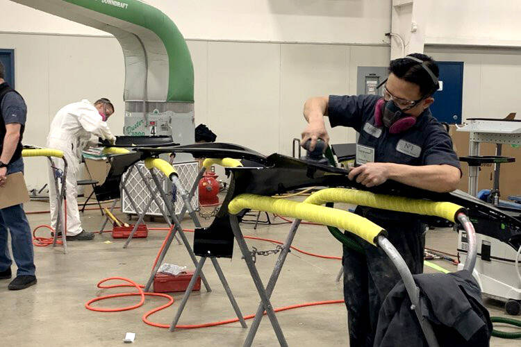 The Provincial Skills Canada competition was held April 19 in Abbotsford at the Tradex. (Jessica Peters/Abbotsford News)