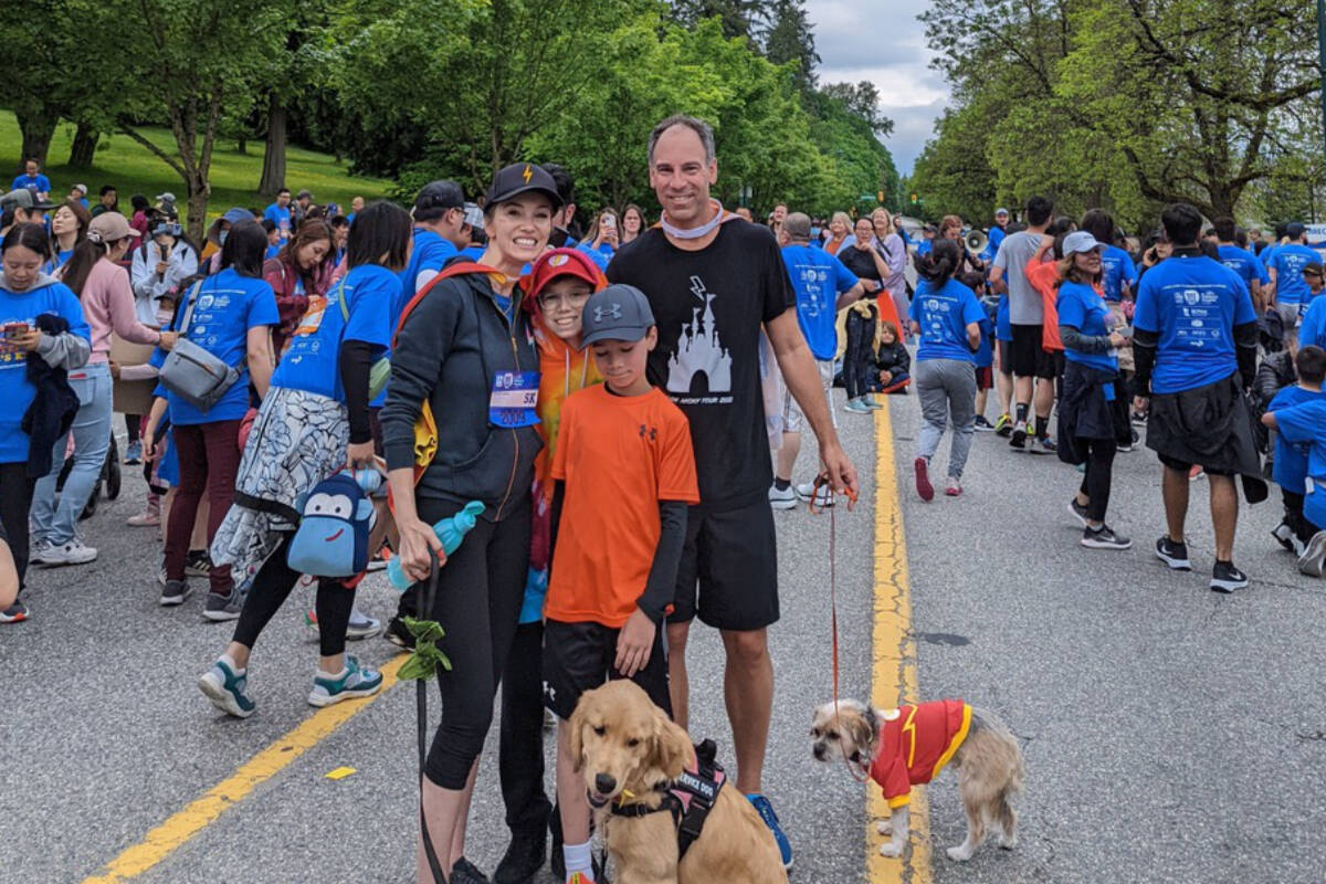 The Cannon family is taking part in the RBC Race for the Kids again this June after their eldest son's battle with cancer. As of September 2022, Nick is cancer free. (Submitted by Kelly Cannon)