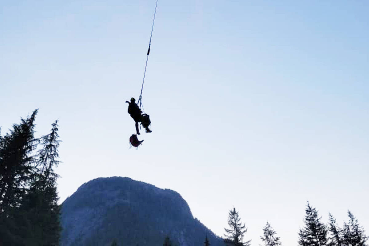 Ridge Meadows Search and Rescue and Coquitlam Search and Rescue were called to Golden Ears Provincial Park Friday evening, May 20. (Ridge Meadows Search and Rescue Facebook/Special to The News)