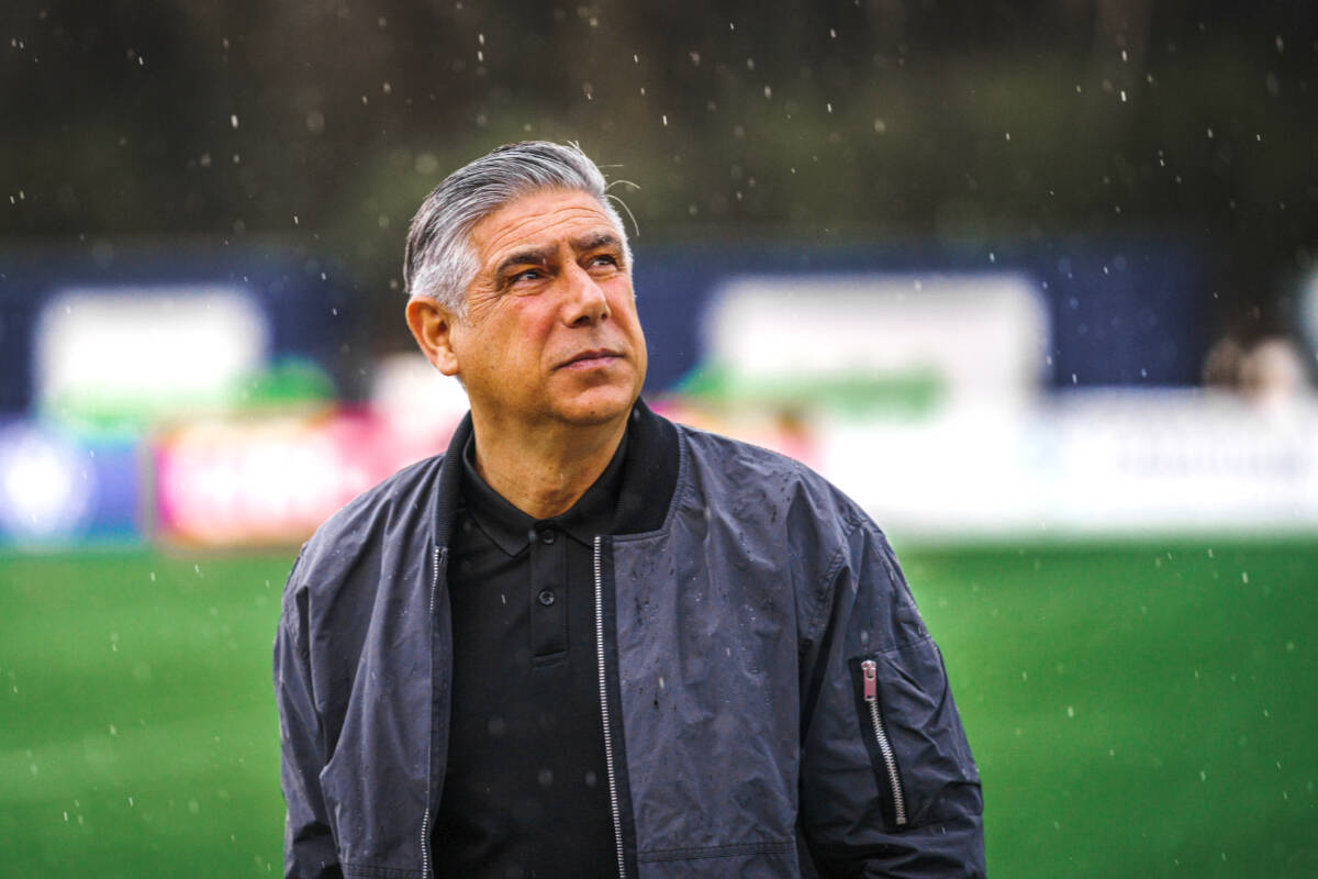 Afshin Ghotbi, 58, leads the Vancouver FC soccer club as the first head coach in club history. (CPL/Special to Langley Advance Times)