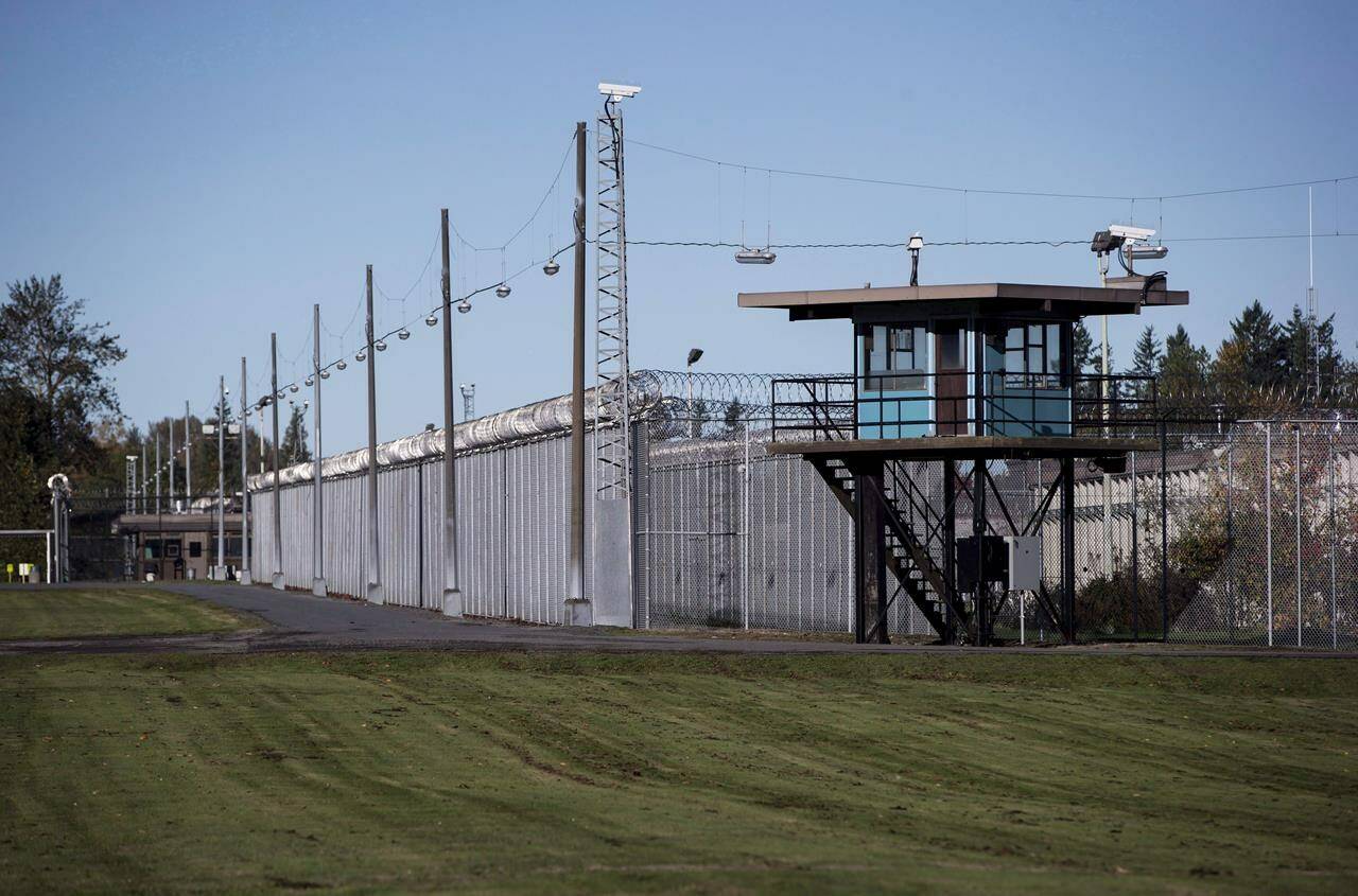 The Matsqui Institution, a medium-security federal men’s prison, is seen in Abbotsford, B.C., Thursday, Oct. 26, 2017. An architect of the legislation governing Canada’s prison system says while most want retribution on killer and serial rapist Paul Bernardo, it was some time ago that the country “gave up torture.” THE CANADIAN PRESS/Darryl Dyck