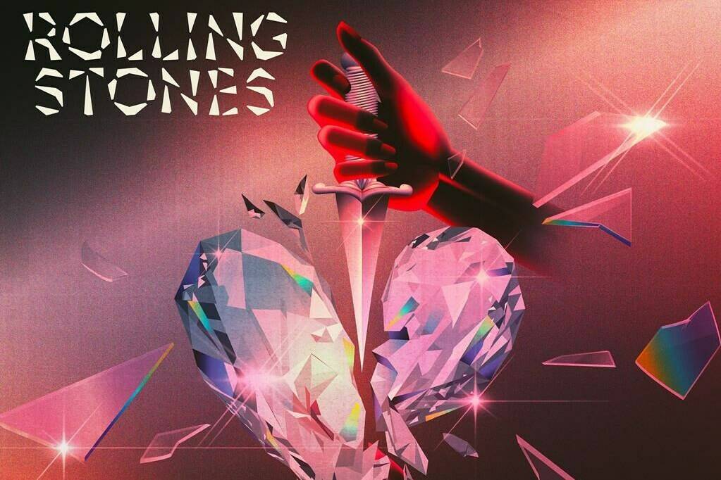 This image released by Universal Music shows cover art for “Hackney Diamonds” by The Rolling Stones. (Universal Music via AP)